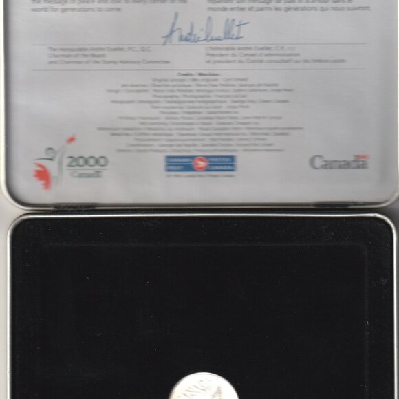 CANADA 1999-2000 OFFICIAL LIMITED EDITION COIN STAMP SET - Picture 3 of 5
